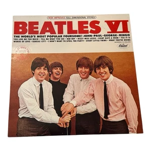 The Beatles VI LP 1965 Capitol ST-2358 Purple Label VG+ Vinyl Stereo G27 Matrix - Picture 1 of 8