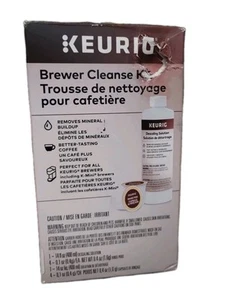 Keurig Brewer Cleanse Kit Descaling Solution & Rinse Pods - Picture 1 of 3
