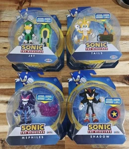 Set di 4 figure Sonic the Hedgehog Super Jet the Hawk & Type J Board Jakks 4 pollici - Foto 1 di 12