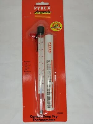 De Colección Accesorios Pryex Fácil Leer Caramelo/Freír Termómetro con Estuche y Clip #16428 Foto 1 de 4