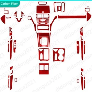 Kit de 60 piezas de cubierta interior completa de fibra de carbono roja para Benz Clase C W204 07-13 - Imagen 1 de 18