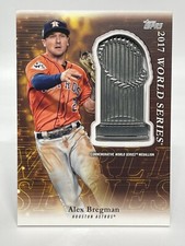 2023 Topps Update ALEX BREGMAN Astros 2017 World Series Commemorative Medallion