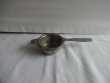 VINTAGE Colino per tè allentato con manico lungo e stand, in acciaio INOX,.