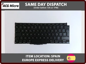 Apple MacBook Air M1 Keyboard Spanish A2337 2020 EMC 3598 Teclado Español - Afbeelding 1 van 8