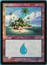 Island (335) FOIL Invasion PLD Basic Land MAGIC MTG CARD (ID# 228150) ABUGames