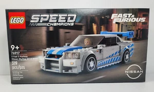 LEGO 76917 2 Fast 2 Furious Nissan Skyline GT-R (R34) Paul Walker In Hand USA - Picture 1 of 10