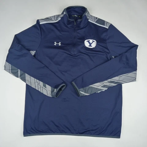 UNDER ARMOUR BYU Cougars Sweatshirt Brigham Young University NCAA Men's Medium Cover