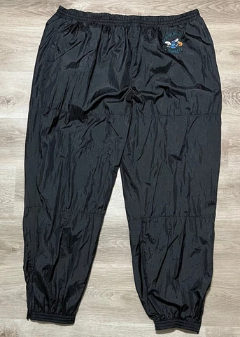 Vintage Charlotte Hornets NBA windbreaker Sweatpants Adult 3XL Black Cover