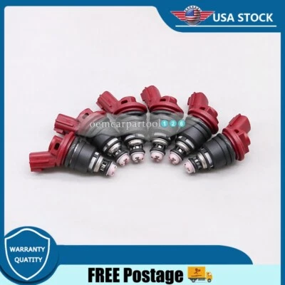 6 piezas inyectores de combustible para Nissan NX 240SX Sentra Máxima Altima 1991-99 16600-96E01 Foto 1 de 4