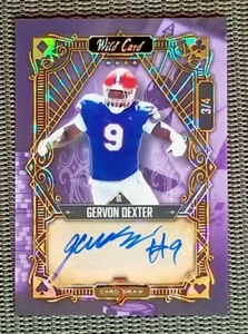 GERVON DEXTER - RC Autograph & Serial Number 3/4 23 wild card 5 card draw BEARS - Picture 1 of 3