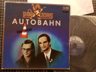 KRAFTWERK Autobahn LP 1980 GERMANY PRESS Vinyl FONTANA Pop Lion RALF & FLORIAN - Image 1 of 4
