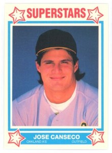 1989 Cereal Superstars Jose Canseco Oakland Athletics #12