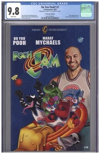Do You Pooh? #1 CGC 9.8 Pooh Jam Edition A Javan Jordan LTD 50 Space Jam Homage - Picture 1 of 2