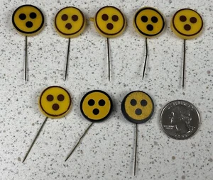Lot of 8 Visually Impaired Blind Dutch VTG Stick Pin Badge Pins #49519 - Picture 1 of 5