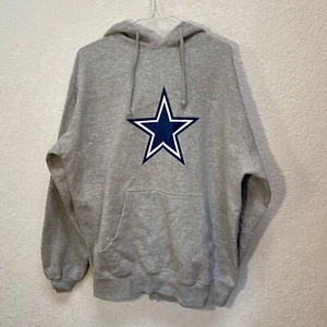 Dallas Cowboys Hoodie Men’s XL Grey DAK PRESCOTT #4 NFL Pullover Sweatshirt - Picture 1 of 7