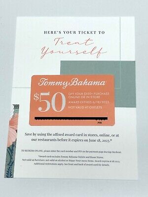 Tommy Bahama $50 Off $100 Purchase~ Exp 6/18/2023 USE TODAY • 8.06$