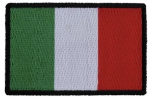 ITALIAN FLAG ITALY  EMBROIDERED IRON ON PATCH**FREE SHIPPING** - Picture 1 of 1