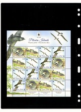 Pitcairn Islands Pheonix Petrel WWF World wildlife fund sheet of 4 sets mnh