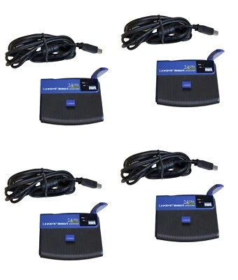 4x 802.11g/b Linksys WUSB54G Wireless-G USB Wireless-B Network Adapter Card WIFI - Image 1 of 2
