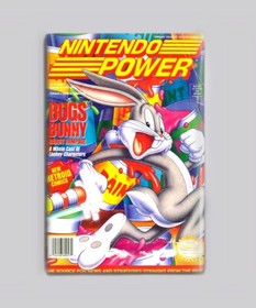 BUGS BUNNY RABBIT RAMPAGE NINTENDO POWER - 2"x3" FRIDGE MAGNET magazine game nes