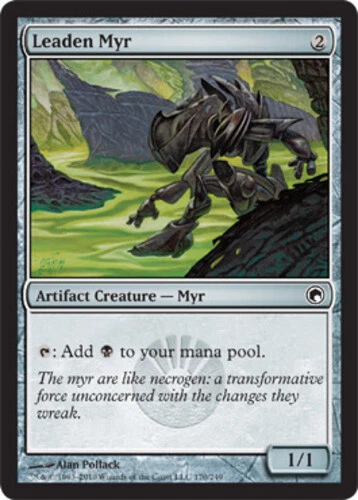 MTG - Leaden Myr - Scars of Mirrodin - NM, English Magic FLAT RATE SHIP - Image 1 of 1