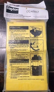 5 hochwertige zweilagige Auffangfilterbeutel für Dayton Staubsauger 4TR17 - Bild 1 von 13