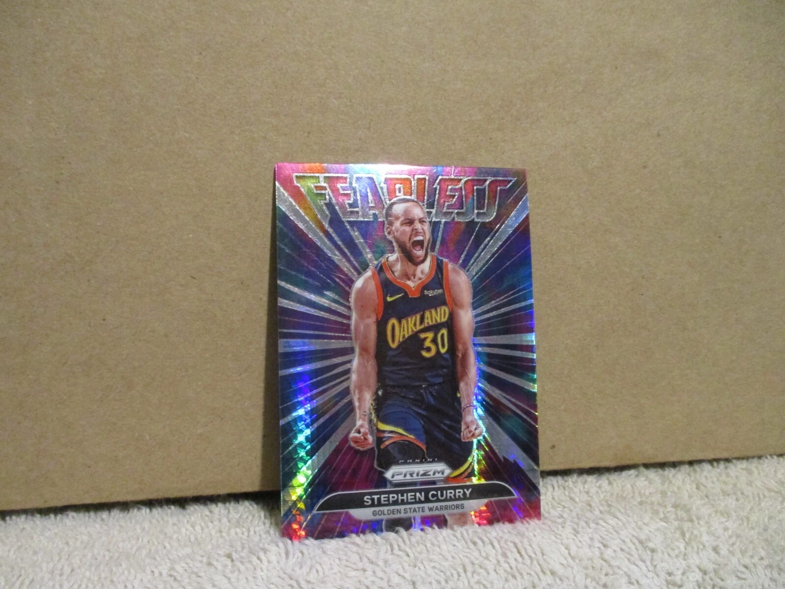2021-22 PRIZM STEPHEN CURRY #7 FEARLESS HYPER PRIZM WARRIORS MVP MORE LISTED!