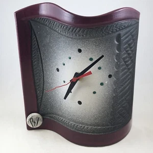 Non-working Wavy Clock Salvador Dali Inspired Design signed Pel - Picture 1 of 12