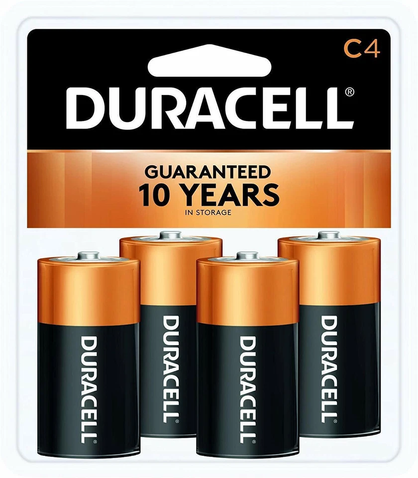 Duracell Battery Alkaline Size C (Pack of 4) - Image 1 of 1