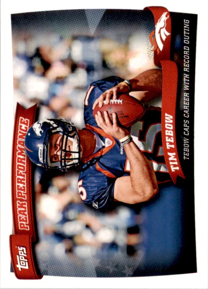 2010 Topps Peak Performance #PP2 Tim Tebow - Image 1 of 2