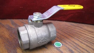 1-1/2" Jenkins 901A Brass Ball Valve Full Port 600WOG Threaded - Brand New - Picture 1 of 4