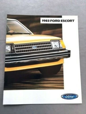 1983 Ford Escort and GT 20-page Original Canada Car Sales Brochure Catalog Foto 1 de 4