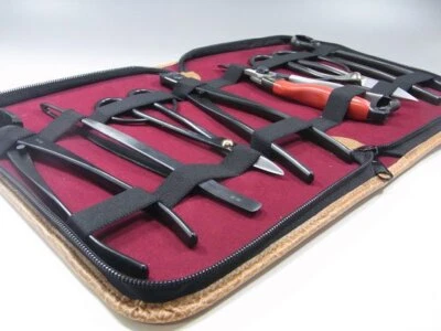 Juego de herramientas Kaneshin Bonsai 7 piezas para bonsái mediano a grande No.176 Japón NUEVO Foto 1 de 4