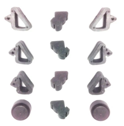 Hood Bumper Set for 1955-1959 Plymouth - Dodge - DeSoto - Chrysler - Imperial - Image 1 of 1