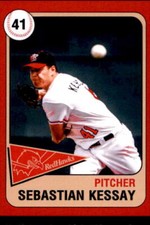 2019 Fargo-Moorhead RedHawks Team Issue 16 Sebastian Kessay Gilbert Arizona Card