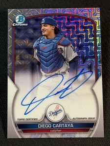 2023 Bowman Chrome MOJO REFRACTOR AUTO Diego Cartaya, item 4 - Picture 1 of 2
