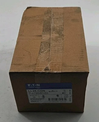 Eaton - LL25-CGN - 3/4" Conduit Outlet Body w/ Cover & Gasket - Box of 10 - Image 1 of 2