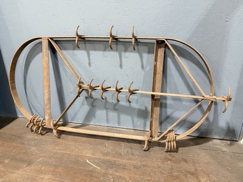 Antique Cast Iron Butcher Shop Meat Rack Hook Holder industrial Kitchen ...
