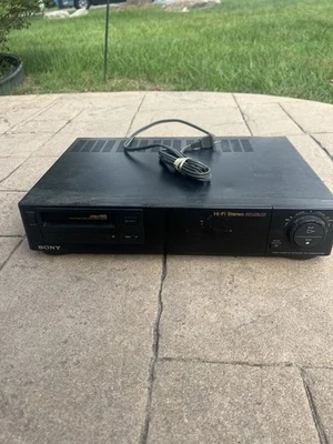 VCR estéreo HiFi edición vintage Sony EV-S2000 NTSC 8 mm Hi8 sin probar vendido como está Foto 1 de 4
