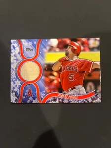 ALBERT PUJOLS - 2018 Topps Holiday - Walmart Mega Box Relics #R-AP (MEM) - Picture 1 of 2