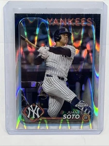 2024 Topps Chrome - Juan Soto #150 Ray Wave Refractor. Horizontal Print Line - Picture 1 of 2