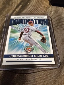 Seattle Jurrangelo Cijntje 2024 Panani Prospect Domination Trading Card#2 - Picture 1 of 2