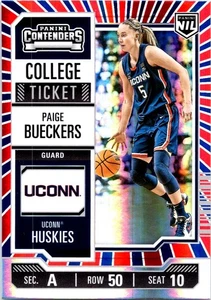 2024-25 Panini NIL Connecticut Huskies #27 Paige Bueckers Red White Blue - Picture 1 of 2