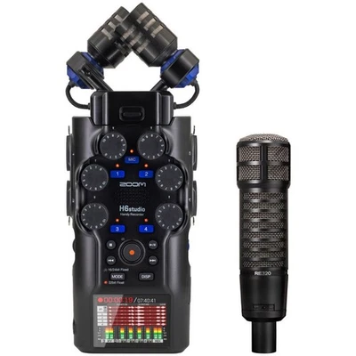 Zoom H6studio 6-Track 32-Bit Recorder Bundle with Electro-Voice RE320 Mic - Image 1 of 4