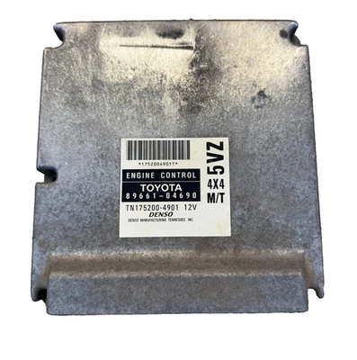 2000 TOYOTA TACOMA 3.4L 4WD M/T ENGINE CONTROL UNIT ECU ECM - 89661-04690 Foto 1 de 3