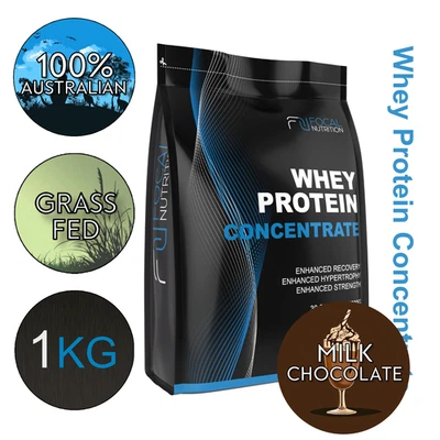 100% AUSTRALIAN LEAN WHEY PROTEIN CONCENTRATE *MILK CHOC* WPC PREMIUM GRASS-FED - Image 1 of 4