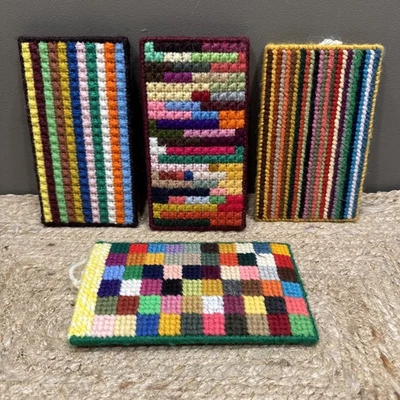 4 soportes para gafas vintage hechos a mano punta de aguja años 70 Foto 1 de 4