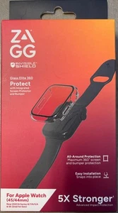 ZAGG Vitre Invisible Shield Protect Apple Watch (45/44mm) écran et pare-chocs - Photo 1 sur 2