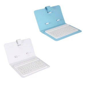 Universal Wireless BT Keyboard Flip Case Cover With Stand For /Andr-oid Ph FY - Afbeelding 1 van 14