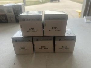 Lot of 5-EXR 82V 300w-GE Quartzline Lamp Bulb-Movie-Slide-Film-Projector NOS - Picture 1 of 4